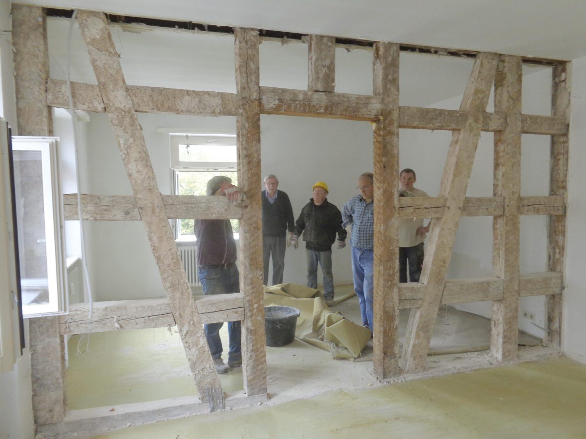 Umbau der Vereinsräume