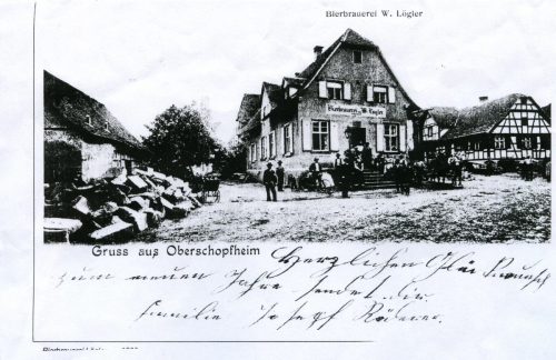 Alte Postkarten von Oberschopfheim