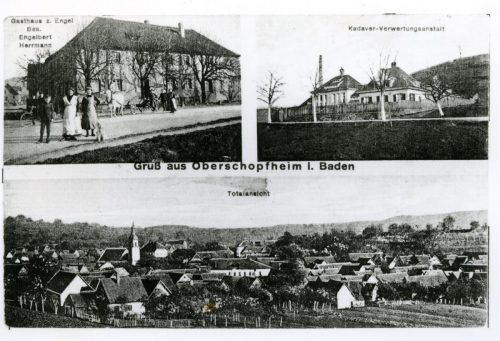 Alte Postkarten von Oberschopfheim